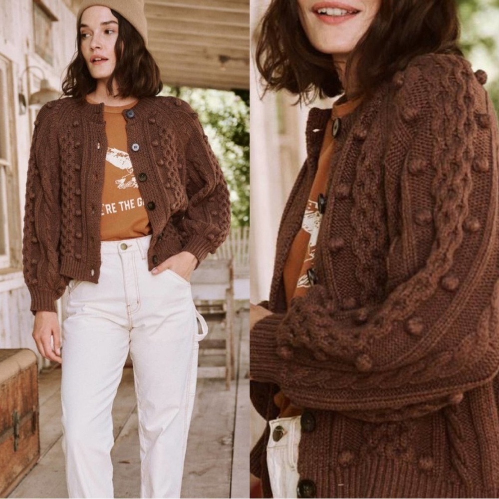 The Great Mountainside Cardigan
Sweater Dark Cedar Brown Size Xtra Small